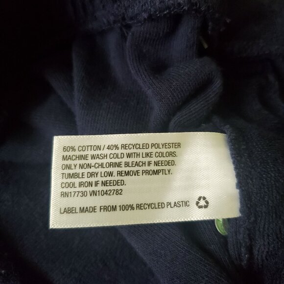 A new day womens shorts plus Size 3X navy blue Terrycloth Pull-on midwaist nwot - Picture 8 of 10